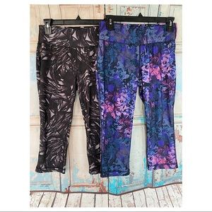 🔥4/$25 Danskin Now- 2 Pair Capri Leggings-Sz. S